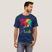 Gay Beer Pride LGBT Rainbow Flag Pride Month T-shirt (Voorkant volledig)