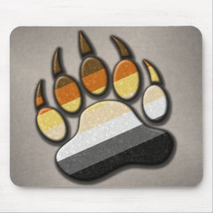 Gay Beer Pride Paw Muismat