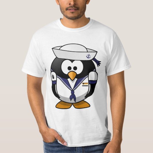 Gay beer Pride Zeiler Pinguïn T-shirt (Voorkant)