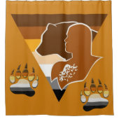 Gay BEER Ursine Society Flag / Symbool Douchegordijn (Voorkant)