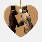 Gay Beer Wedding of Ceremony Ornament Favors (Achterkant)