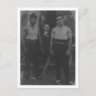 Gay-bemoeienis met circusacrobaten Briefkaart