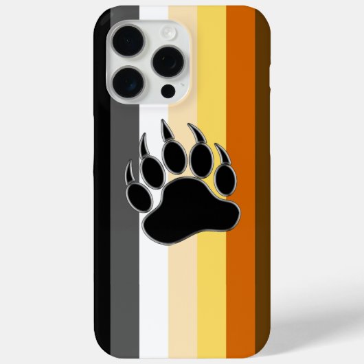 Gay beren trots vlag Beerpoot Case-Mate iPhone Case (Achterkant)