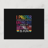 Gay Bisexual Pride Flag LGBTQ Aankondigingskaart (Voorkant)