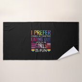 Gay Bisexual Pride Flag LGBTQ Badhanddoek (Badhanddoek)