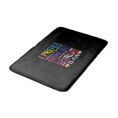 Gay Bisexual Pride Flag LGBTQ Badmat (Gekanteld)