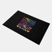 Gay Bisexual Pride Flag LGBTQ Deurmat (Schuin)