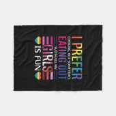 Gay Bisexual Pride Flag LGBTQ Fleece Deken (Voorkant (Horizontaal))