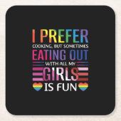 Gay Bisexual Pride Flag LGBTQ Kartonnen Onderzetters (Voorkant)