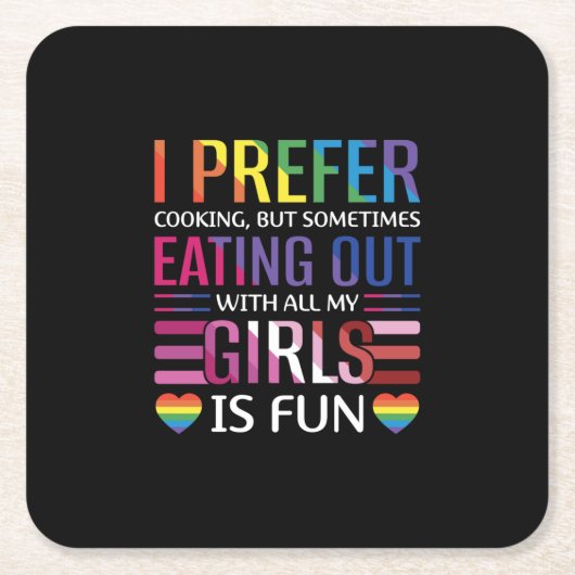 Gay Bisexual Pride Flag LGBTQ Kartonnen Onderzetters (Voorkant)