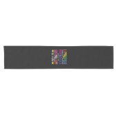 Gay Bisexual Pride Flag LGBTQ Korte Tafelloper (Horizontaal)