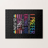 Gay Bisexual Pride Flag LGBTQ Legpuzzel (Horizontaal)