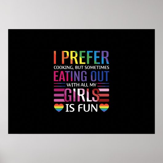 Gay Bisexual Pride Flag LGBTQ Poster (Voorkant)