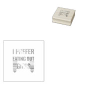 Gay Bisexual Pride Flag LGBTQ Rubberstempel (Gestempeld)