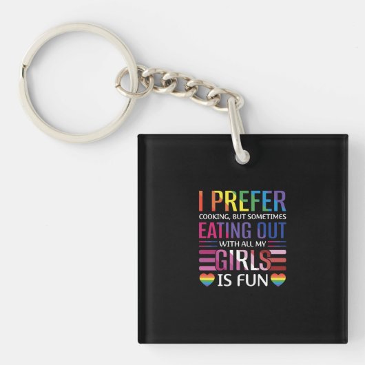 Gay Bisexual Pride Flag LGBTQ Sleutelhanger (Voorkant)