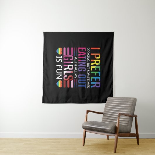 Gay Bisexual Pride Flag LGBTQ Wandkleed (In Situ (horizontaal))