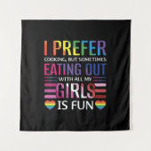 Gay Bisexual Pride Flag LGBTQ Wandkleed (Voorkant)