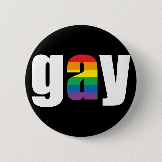 Gay Black Button (Voorkant)