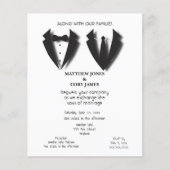 Gay Black en White Tuxedos Wedding (Voorkant)