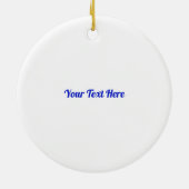 GAY Bloem Pride Kleuren Keramisch Ornament (Achterkant)