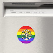 Gay Boeddhist Pride Magneet (Insitu (Vaatwasser))