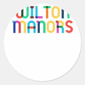 Gay-Borhood Pride - Wilton Manors Ronde Sticker