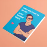 Gay Boyfriend Verjaardag Kaart<br><div class="desc">Geweldige aanpasbare LGBTQ verjaardagskaart voor een mooie vriend</div>