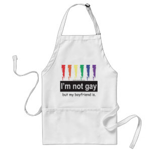 Gay Boyvriend Apron Standaard Schort