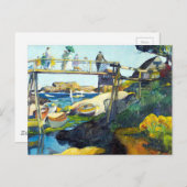 Gay Bridge Maine Verenigde Staten Briefkaart (Voorkant / Achterkant)