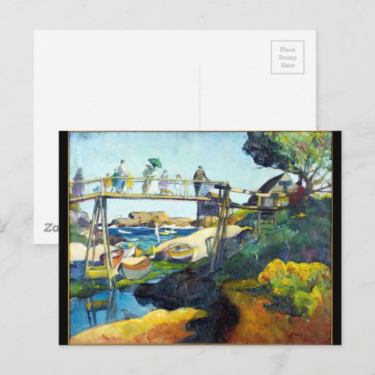 Gay Bridge Maine Verenigde Staten Briefkaart (Voorkant / Achterkant)