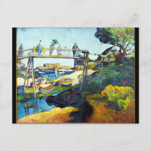 Gay Bridge Maine Verenigde Staten Briefkaart