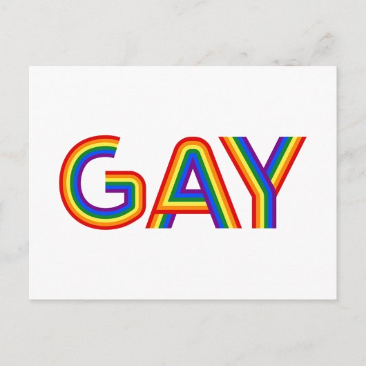 GAY BRIEFKAART (Voorkant)