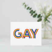 GAY BRIEFKAART (Staand voorkant)