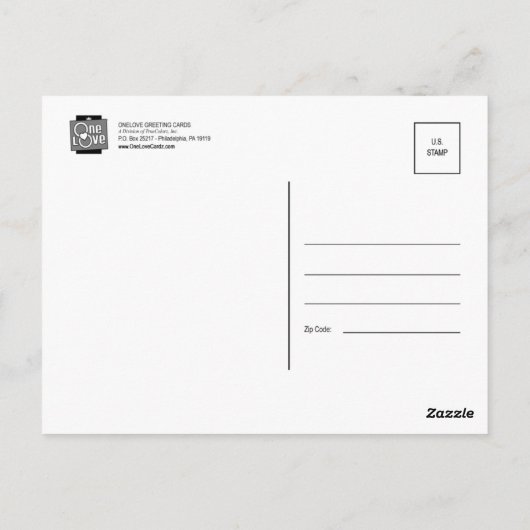 GAY Briefkaarten - Philadelphia (Achterkant)