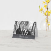 Gay bruiloft dank u briefkaart (Gele Bloem)