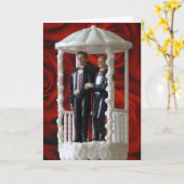 Gay bruiloft Kaart (Gele Bloem)