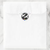 Gay bruiloft regenboog hart liefde duiven hart Sti Sticker (Tas)