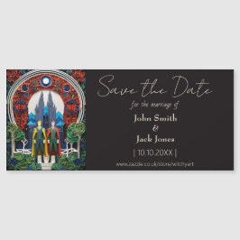 Gay Bruiloft Save the Date Magnet Magnetische Uitnodiging