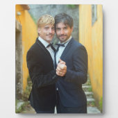 Gay bruiloft twee kamers foto plaque fotoplaat (Voorkant)