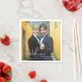 Gay bruiloft twee kamers foto servet (Insitu)