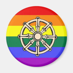 Gay Buddhist Pride Magneet