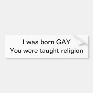 Gay Bumpersticker