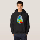 Gay Bunny Easter Day Egg Season Bunny East Hoodie (Voorkant volledig)