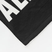 Gay by Chance Alpha By Choice Funny Alpha Wolf Mem Fleece Deken (Hoek)