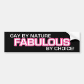 Gay by Natuur... Bumpersticker (Voorkant)