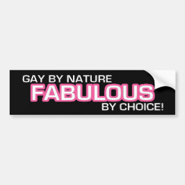 Gay by Natuur... Bumpersticker