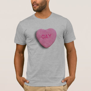 Gay Candy Hart T-shirt