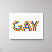 GAY CANVAS AFDRUK (Voorkant)