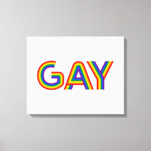 GAY CANVAS AFDRUK