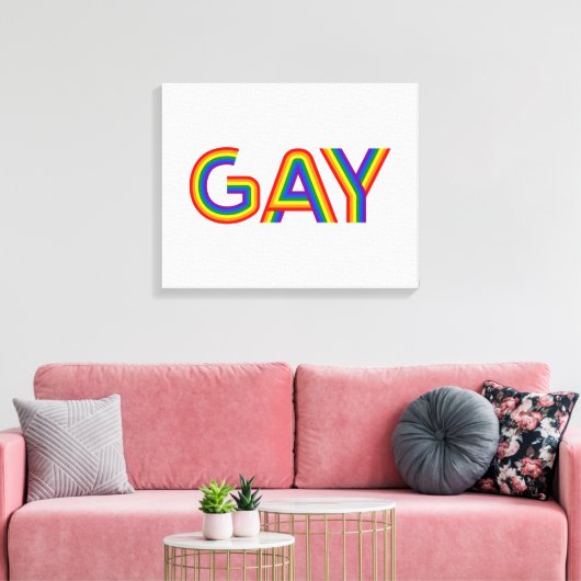 GAY CANVAS AFDRUK (Insitu (Woonkamer))